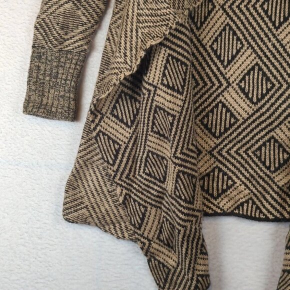 Amuse Society Womens Asymmetrical Western Cardigan Wrap Size XS - Picture 2 of 5